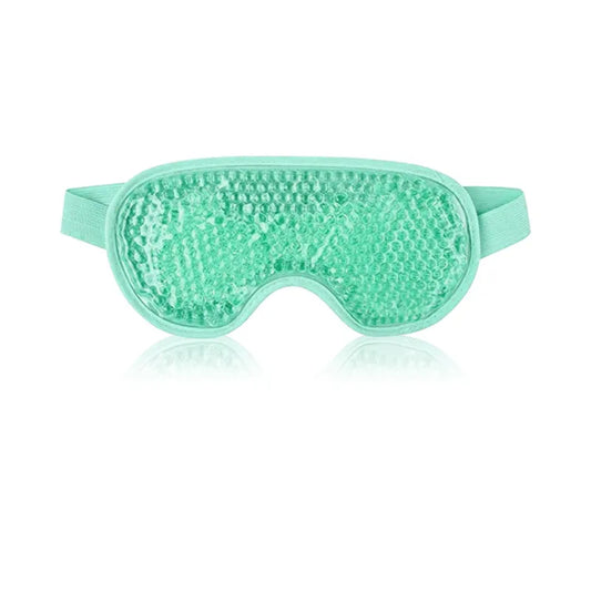 Reusable Gel Bead Eye Mask – Hot and Cold Pack with Adjustable Strap
