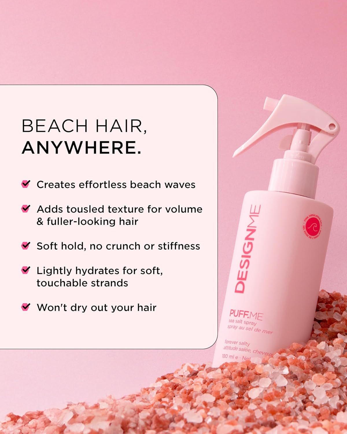 Sea Salt Texture Spray – Beach Wave Volumizing Hair Spray, 6.76 fl oz