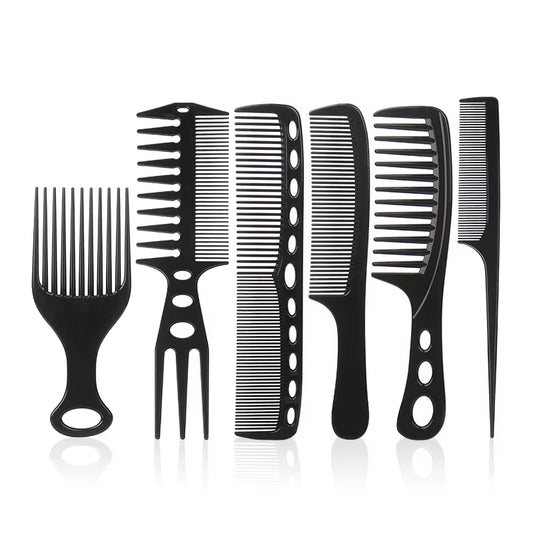 6-Piece Hair Cutting Comb Set