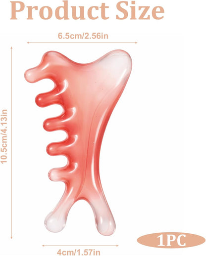 Resin Gua Sha Massage Tool – 4-in-1 Face and Body Scraping Tool