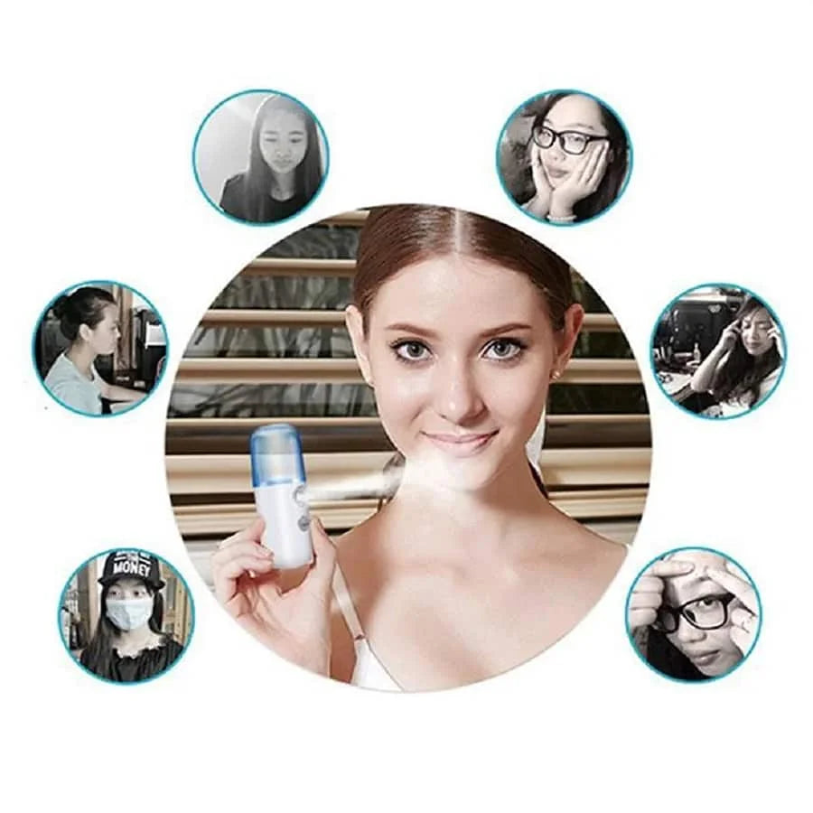 Portable USB Facial Mist Sprayer – Rechargeable