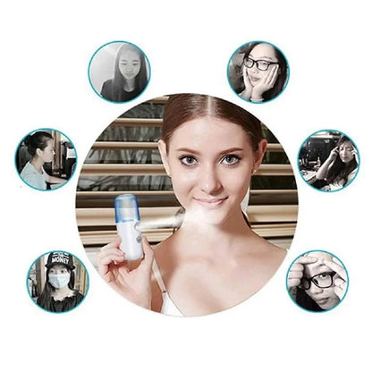 Portable USB Facial Mist Sprayer – Rechargeable