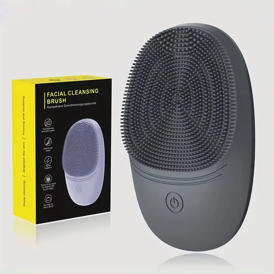 Sonic Silicone Facial Cleansing Brush – Soft Vibrating Deep Cleansing Brush