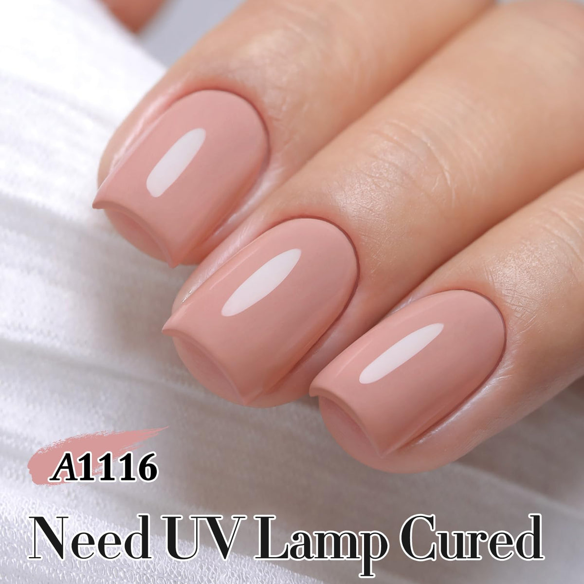 Sheer Pink Gel Nail Polish – Soak-Off UV/LED Gel Color, 15 ml