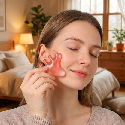 Resin Gua Sha Massage Tool – 4-in-1 Face and Body Scraping Tool