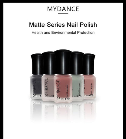 Matte Nude Pink Nail Polish – Quick-Dry Milky Peach Velvet Nail Lacquer