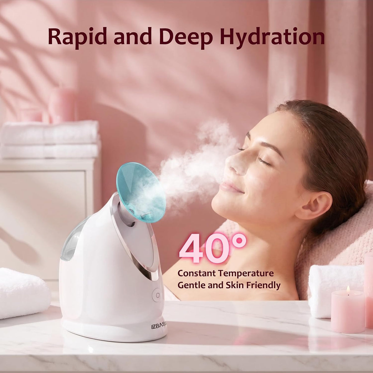 Hot Mist Facial Steamer for Home Spa Use