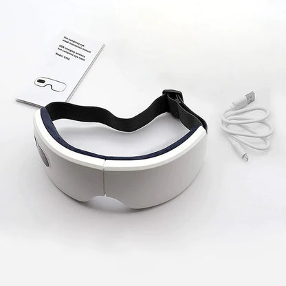 4D Smart Heated Eye Massager with Bluetooth and Vibration