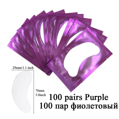 Hydrogel Under Eye Gel Pads – 50 Pairs, Lint-Free Eye Patches