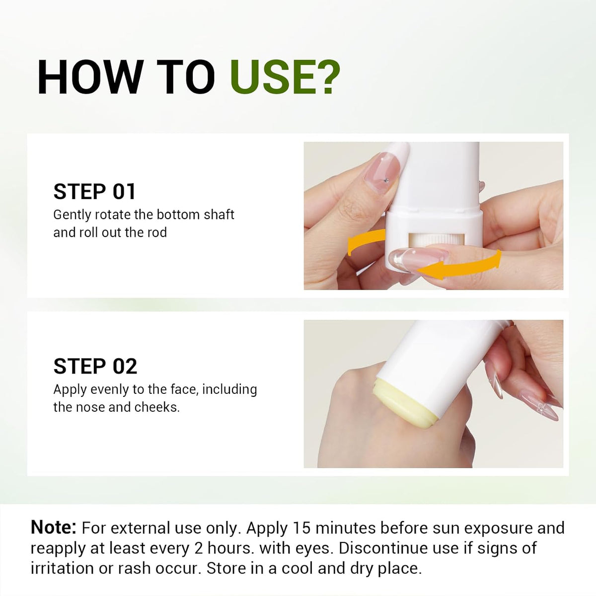 Matte Centella Sun Stick for Face and Body – 0.71 oz Travel Stick