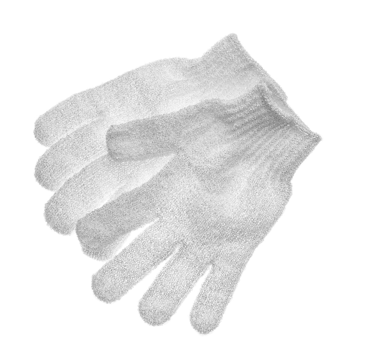 Exfoliating Bath Gloves – 4 Pack, Assorted Colors, Textured Shower Scrub Gloves