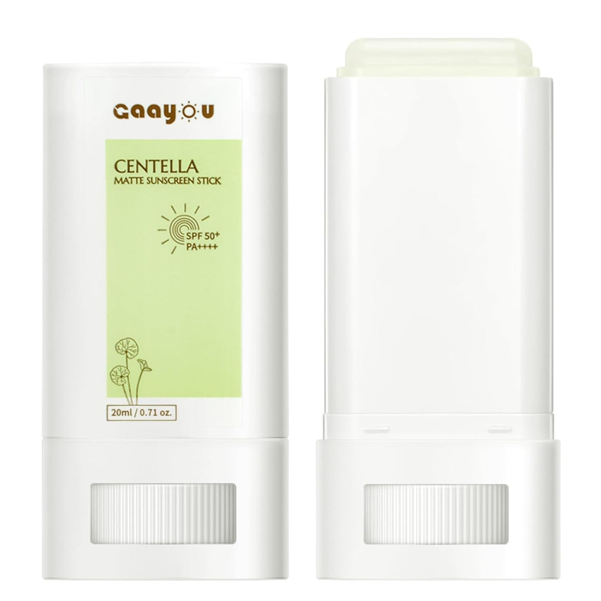 Matte Centella Sun Care Stick for Face and Body – 20ml Portable Stick
