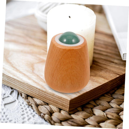 Wooden Jade Stone Face Roller – Cooling Facial Massage Tool