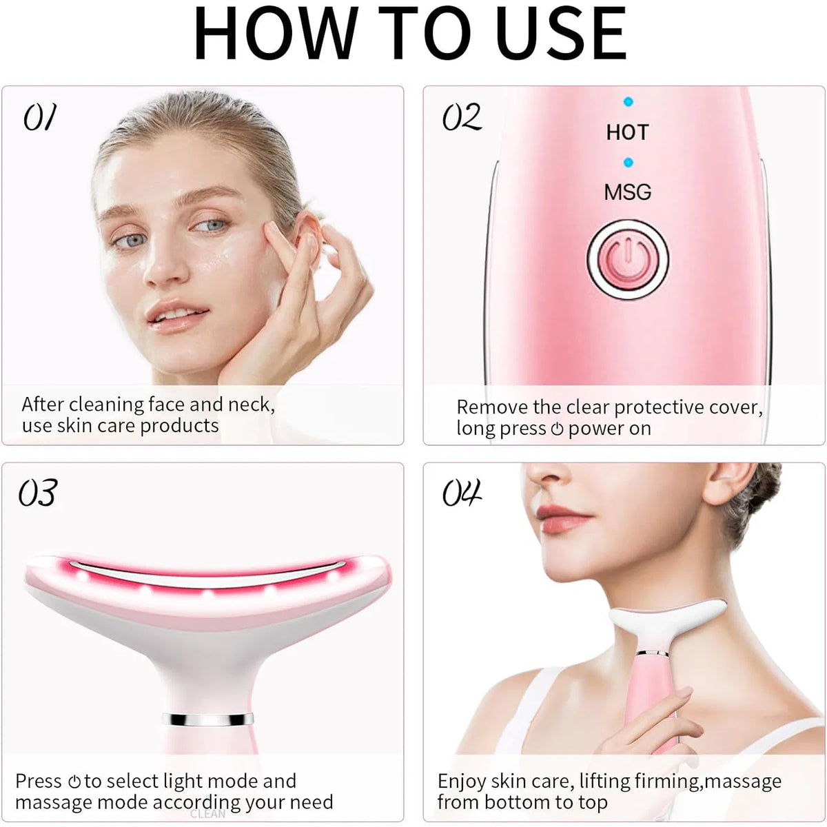 3-in-1 Neck and Face Massager