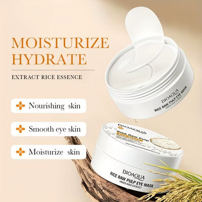 Rice Milk Under-Eye Patches – Moisturizing Hydrogel Eye Mask Jar