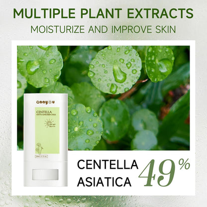 Matte Centella Sun Care Stick for Face and Body – 20ml Portable Stick