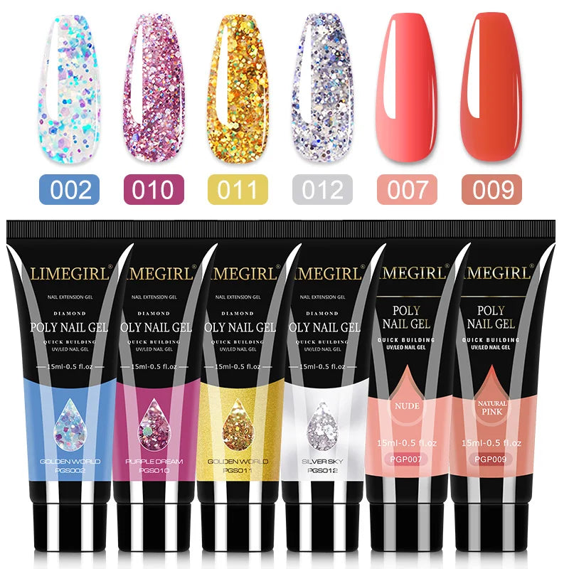 Poly Nail Extension Gel Set
