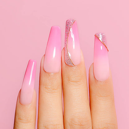 Sheer Nude Pink Gel Nail Polish Set – 4 x 10 ml Soak-Off UV/LED Gel Colors