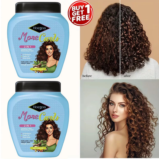 Hogoa Leave In Conditioner Hair Shine Smooth Frizz Control Fast