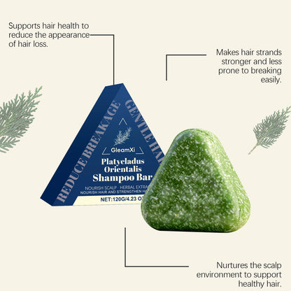 Platycladus Orientalis Hair Shampoo Bar Gentle Cleaning Scalp