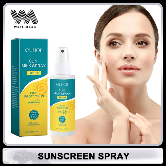 Anti UV Sunscreen Spray Prevent Sunburn High Isolation Waterproof