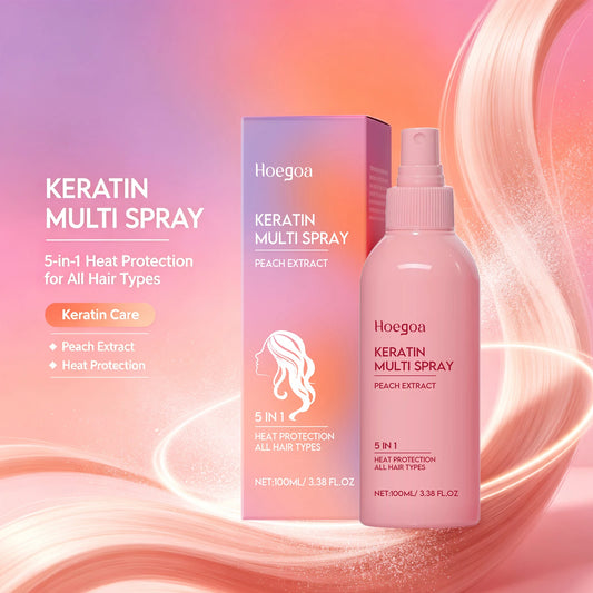 Keratin Hair Spray Leave-In Conditioner Heat Protectant Dry