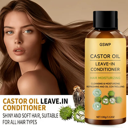 GSWP Castor Oil Leave-In Conditioner: Nourishes Moisturizes Hair