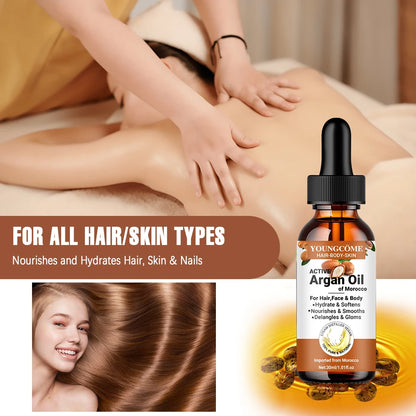 Morocco Argan Hair Oil Care Essence Nourishing Moisturizer