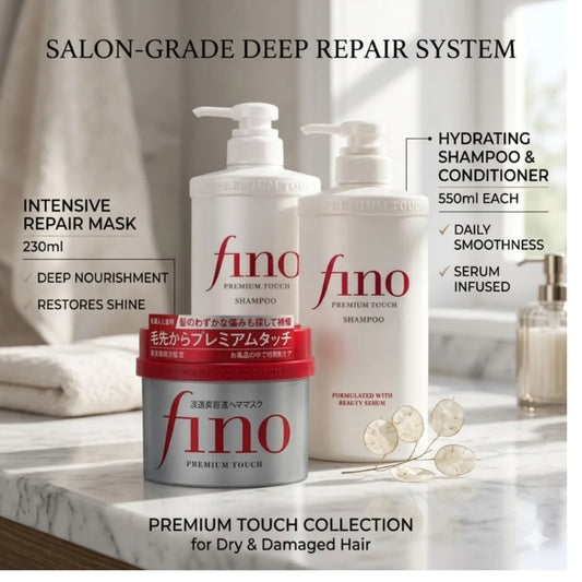 FINO Premium Touch Hair Mask Deep Repair Cream for Dry Damaged