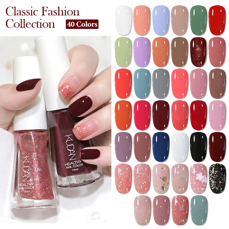 Nail Polish Quick Drying Liquid Formula, Lead-Free Unscented