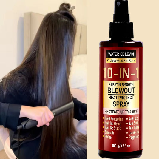 Keratin Heat Protect Spray 100g with Hyaluronic Acid Collagen