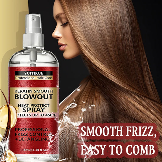 YUITIKUE Professional Keratin Heat Protect Spray - 450°F