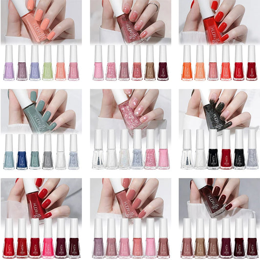 Nail Polish Quick Drying Liquid Formula, Lead-Free Unscented