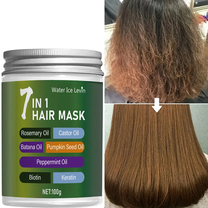 Hair Mask with Biotin Keratin - Plant Oils Complex