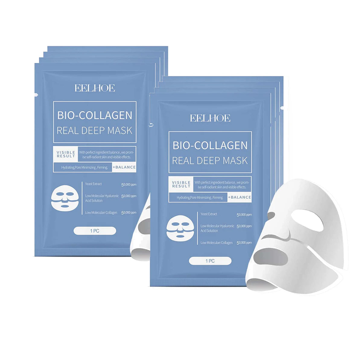 1/4/8PCS Bio-Collagen Deep Face Mask, Self-Radiant Skin Deep