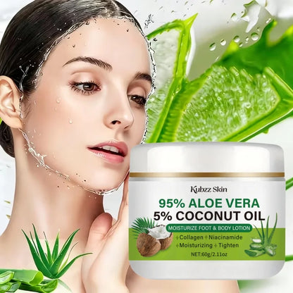 Aloe Vera Coconut Moisturizing Cream with Collagen