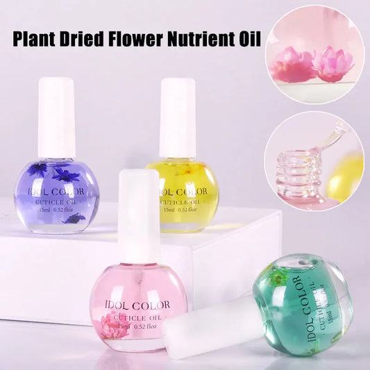 Dried Flower Cuticle Nutrient Oil Nourish Repair Damaged Nails