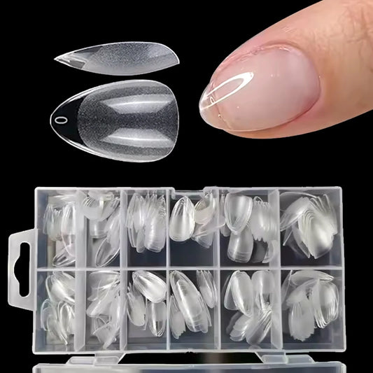 XXS Almond Half-Matte Soft Gel Nail Tips