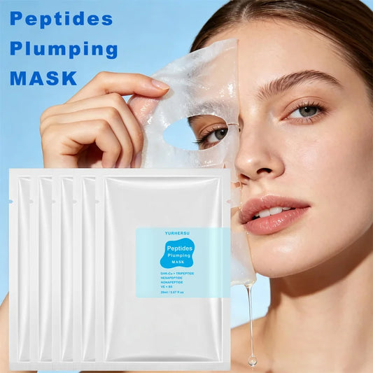 Peptide Vitamin B5 Face Mask 5 Pack Moisturizing Facial Sheet