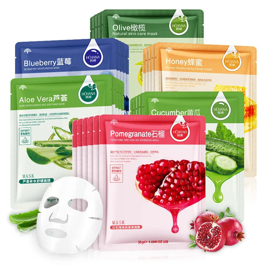Natural Plant Facial Mask Moisturizing Oil Control Anti-Aging
