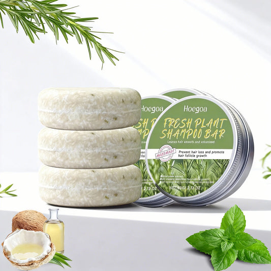 Rosemary Shampoo Bar Natural Scalp Care Deep Cleansing Strengthen
