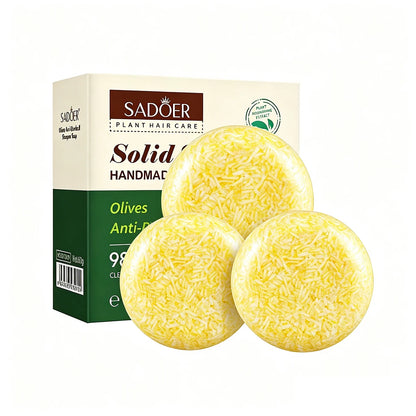 1/3 PCS Olive Oil Shampoo Bar for Hair Nourishing
