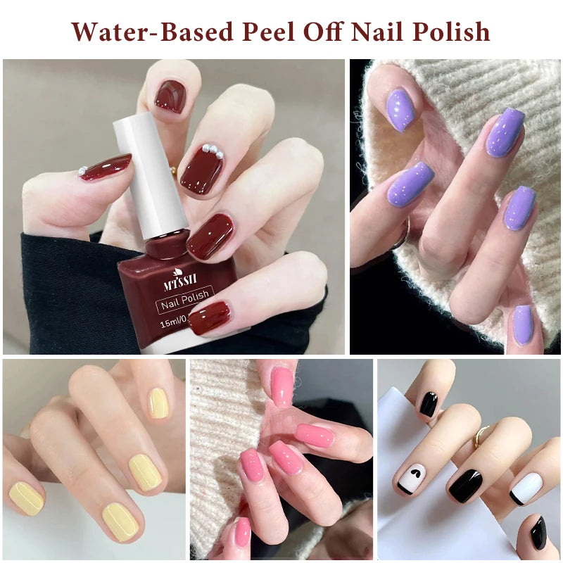Water-Based Nail Polish Quick Drying Nail Polish, Nude