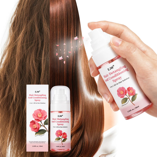 Hair Detangler Spray Leave-In Conditioner Anti-Frizz Keratin