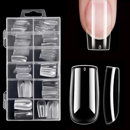 Clear Nail Tip Set – 12 Sizes