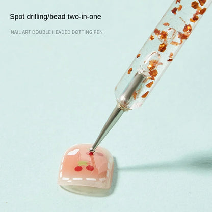 Dual-Ended Nail Art Dotting Pen Set