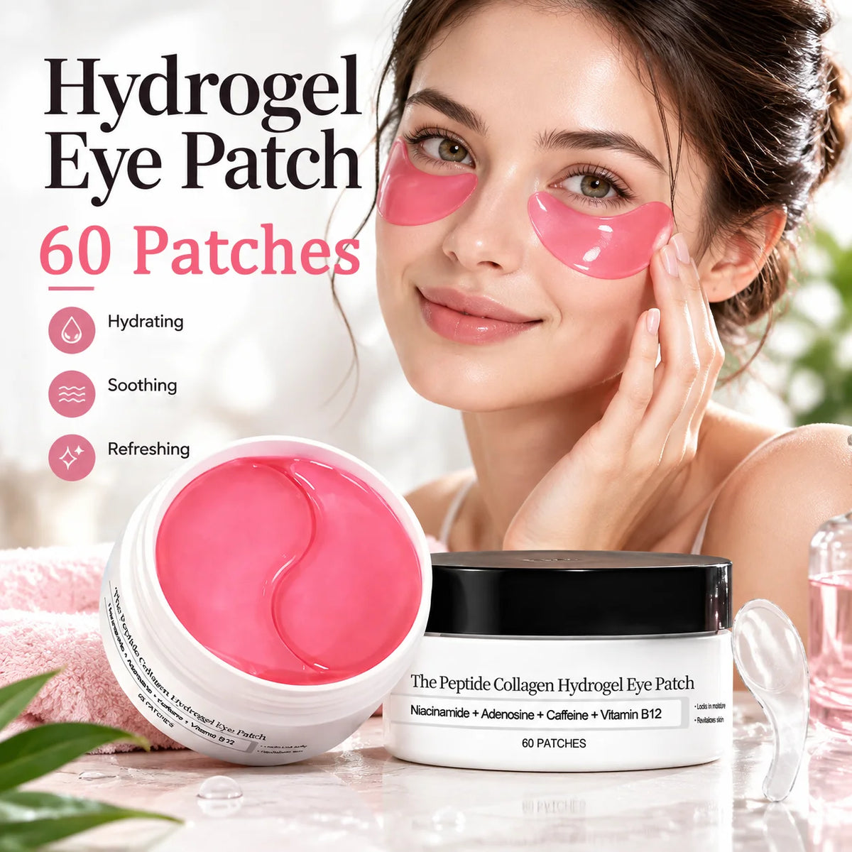 Collagen Peptide Eye Care Patches Hydrating Under Eye Mask