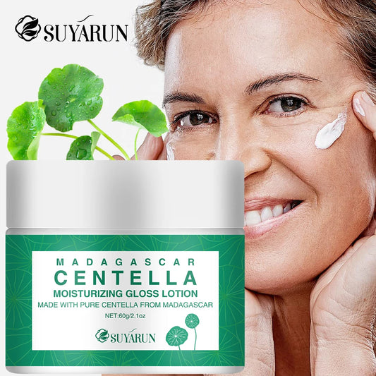 SUYARUN Hydrating Cica Face Cream - Soothes Repairs Sensitive
