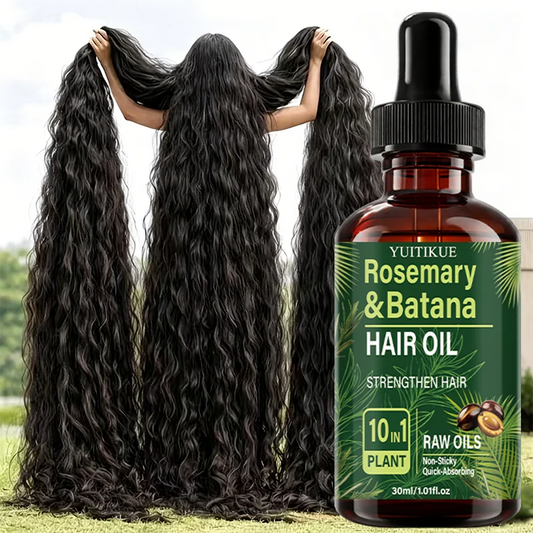 YUITIKUE Rosemary Batana Hair Oil 30ml 10 In 1 Plant Raw Oil
