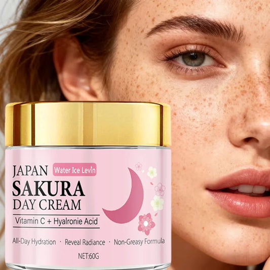 Japan Sakura Day Cream Vitamin C Niacinamide Collagen Hyaluronic